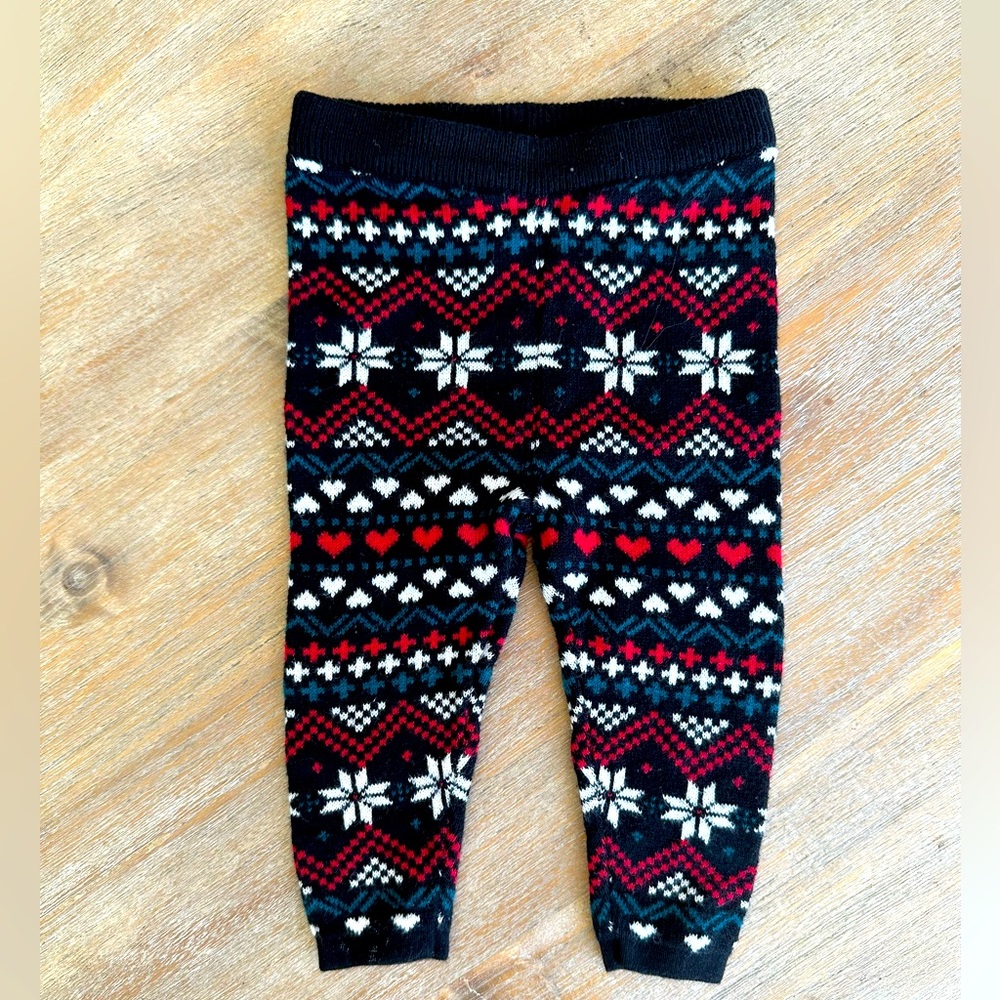 0-3M Koala Baby Knit Winter / Holiday Leggings